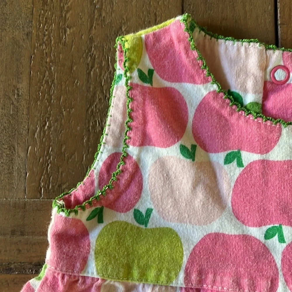Baby Boden apple print sleeveless dress